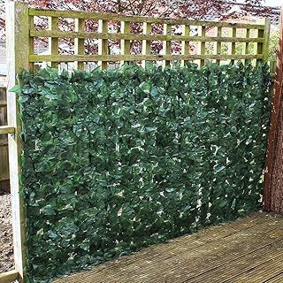 Trellis With Artificial Leaves