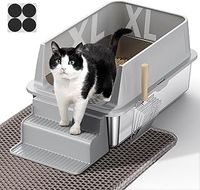 Stainless Steel Cat Litter Tray