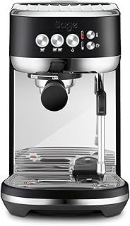 Sage - The Bambino Plus - Compact Coffee Machine with Automatic Milk Frother, Black Truffle