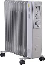 Belaco Oil Filled Radiators 11 Fins, Electric Heater, Adjustable Thermostat Control 3 Heat Settings, Portable Heater, Oil Heater, Heater for home, Overheat Protection 2500W