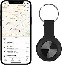 Cosmic Technologies Air Tracker Tag (2024) with FindMyTag app Bluetooth, IOS and Android Compatible includes free Silicone Waterproof Case.Item Finder Finds Keys,Luggage, Pets,Car, Spare Battery