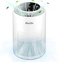 Aircillin Air Purifier, Air Purifiers for Home Bedroom with 4-Stage H13 Hepa Filter, up to 765Sq Ft, Quiet Air Cleaner for Dust, Odor, Pet Dander, Smoke, Remove 99.99% Particles Down to 0.1 microns