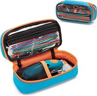 YARWO 3D Printing Pens Case Compatible with 3Doodler Start+ Essentials (2024), SCRIB3D P1 3D Printing Pen, Carrying Case with Clear Top for 3D Printer Filament Refills and Micro USB Charger (Bag Only)