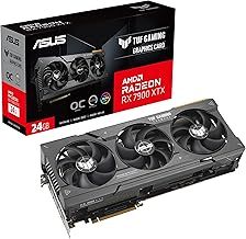 ASUS TUF Gaming AMD Radeon RX 7900 XTX OC Edition 24GB GDDR6 Graphics Card (PCIe 4.0, 24GB GDDR6, HDMI 2.1a, DisplayPort 2.1)