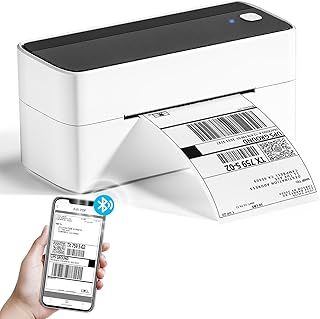 Phomemo 241BT Bluetooth Thermal Label Printer, Shipping label printer 4x6, Label Printer BLuetooth for Home, Office and Business, Thermal Printer for Hermes, Royal Mail, Amazon, Shopify, Ebay, etc