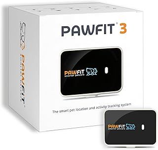 Pawfit 3 GPS Pet Tracker GPS Dog Tracker 4G Live Satellite Tracking, Multiple Smart Alerts, Fully Waterproof Activity Monitor for Dogs, Unlimited Range, Remote Voice Recall,Fits All Collars
