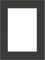 DEHA Picture Mount Black A1, 59.4x84.1cm to fit Image Size A2, 42x59.4cm, Acid-Free Protective Photo Mount - Black