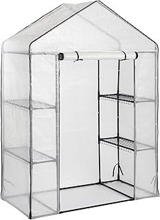 Harbour Housewares Harbour Housewares Vegetable Fruit Greenhouse with 4 Shelves and Strong Reinforced Cover