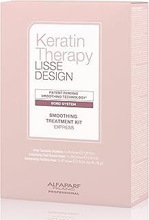 Alfaparf Lisse Design Express Keratin Therapy Kit (Shampoo 40 ml + Smoothing Fluid 100 ml + Mask 40 ml)