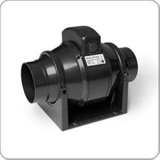 Manrose in-line 2 Speed Mixed Flow Fan + Timer, 100mm Diameter, Model MF 100T, Ventilation, ducting, Extractor Fan for Bathroom Kitchen Toilet Extract