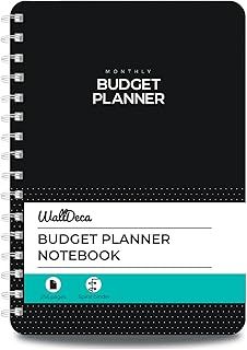 WallDeca - Undated Budget Planner, Expense Tracker Notebook, Monthly Budgeting Journal, Finance Planner & Accounts Book to Take Control of Your Money