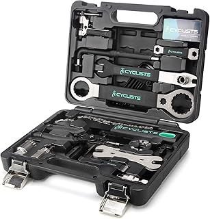 23 Piece Bike Tool Kit - Bicycle Repair Tool Box Compatible - Mountain/Road Bike Maintenance Tool Set with Storage Case