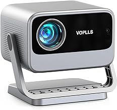 【Netflix Officially & Dolby Audio】Smart 4K Projector, Auto Focus & Keystone, VOPLLS 700 ANSI Full HD 1080P WiFi 6 Bluetooth Portable Projector, 60Hz Home Cinema Projectors for iOS/Android/Outdoor