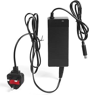 Electric Scooter Battery Charger 42V 2A Replacement for Xiaomi Mi 1S M365 Pro 2 Aovo Pro M365 Segway Ninebot D18E ES2 KickScooter Max G30 Pure Air Pro Bird E-scooter Skateboard (8mm 1-pin)