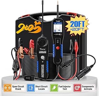 VDIAGTOOL V200 Pro Automotive Circuit Tester, Power Circuit Probe Tester Breaker Finder Tool, 12/24V Electrical Open Short Circuit Finder, Wire Tracer, AC DC Voltage Trailer Relay Fuse Test