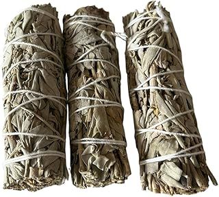 3x White Sage 4" Smudge Sticks