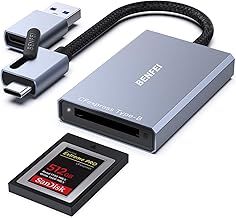 BENFEI CFexpress Card Reader 10Gbps, USB-C/USB-A 2-in-1 Type B CFexpress Adapter Compatible with Windows/Mac/Linux/Android
