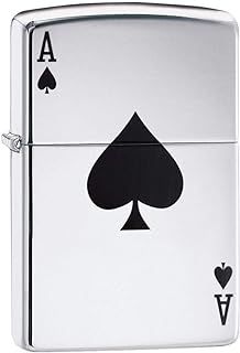 Zippo Lucky Ace Lighter - High Polished Chrome