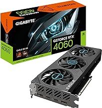 Gigabyte NVIDIA GeForce RTX 4060 EAGLE OC Graphics Card - 8GB GDDR6, 128-bit, PCI-E 4.0, 2505MHz Core Clock, 2x DP 1.4, 2x HDMI 2.1a, NVIDIA DLSS 3 - GV-N4060EAGLE OC-8GD