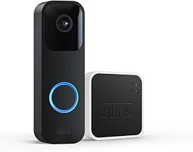 Blink Video Doorbell + Sync Module 2 | Two-way audio, HD video, long-lasting battery life, motion detection, chime app alerts, Works with Alexa (Black)