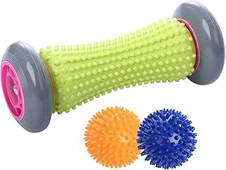 TOBREFE Foot Massage Roller for Plantar Fasciitis Relief, Portable Foot Roller to Deep Tissue Muscle Massage, Foot Arch and Heel Pain, Foot Trigger Point Therapy Reflexology Tool
