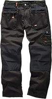 Scruffs Mens Worker Plus Trousers, Black, 36W EU