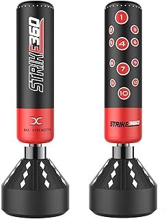 MaxStrength Free Standing Punching Bags Kickboxing Punch Bags Martial Arts Pedestal Bags Heavy Duty Target Punch Bag