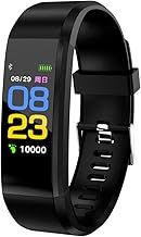 CAIFU Fitness Trackers - Smart Activity Trackers with Heart Rate, Sleep Monitor, Blood Oxygen, Step Counter& SMS Call Notification Health Exercise Watch for Men, Women and Kids
