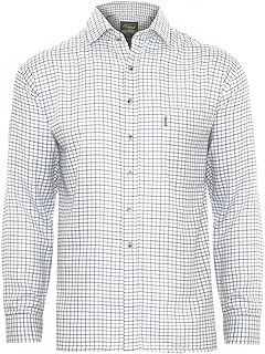 Champion Mens Tattersall Country Style Check Shirt, Long Sleeved with Button Cuff, Classic Fit, Casual, 35% Cotton 65% Polyester, Sized Generously, Use Chest Sizes for Best Fit
