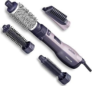 BaByliss AS121E multistyle hot air brush, 1200 watts Ionic, 4 attachments, 1 piece (pack of 1), ceramic
