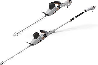 VonHaus Pole Hedge Trimmer 2 in 1 Extendable Telescopic Hedge Cutter 600W – Corded Electric, 45cm Cutting Length, Shoulder Strap, 10m Cable, Adjustable Head, 2 Stage Safety Trigger, 5kg Weight
