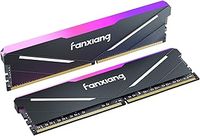 fanxiang RGB DDR4 RAM 32GB (2x16GB) 3200MHz CL16 V1.35, Overclocking Desktop Gaming Memory, Intel XMP 2.0 & AMD Expo Compatible - Black