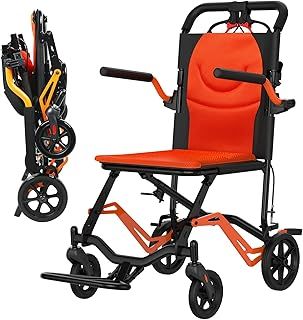 Wheelchairs Folding Lightweight(Narrow seat 16.2") Wheelchair for Adults Indoor, Wheel Chairs Fold Up Light Weight Aluminum