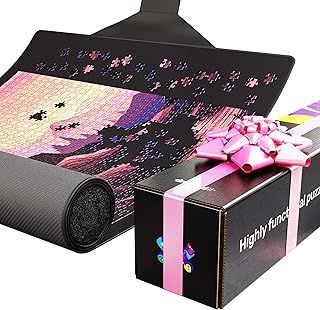 Puzzlup Jigsaw Mat 1500 Pieces - 66 X 120 cm (26 x 47 Inches) - Portable Non Slip Roll Up Puzzle Mat - Suited for Puzzles of 500, 1000 or 1500 pieces - Portapuzzle With Gift Packaging