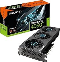GIGABYTE GeForce RTX 4060 TI EAGLE OC 8GB Graphics Card - 8GB GDDR6 18Gbps 128bit, PCI-E 4.0, 2x DisplayPort 1.4, 2x HDMI 2.1a, NVIDIA DLSS 3, Supports 4K, Ada Lovelace Arch, GV-N406TEAGLE OC-8GD