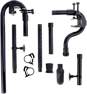 Aquarium Water Inlet Outlet Tube Kit, Fish Tank External Filter, Water Pipe Fittings, Water Inflow Outflow Tube, External Aquarium Tube, Fish Tank Filter Parts
