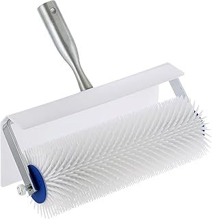 DASBET Spiked Screeding Compound Roller 10" x 1" Spike Roller Floor Compound Roller Spiked Aeration Roller Latex Floor Self Leveling Roller