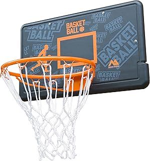 SILVER VALLEY Wall Mounted Basketball Hoop with Backboard Outdoor and Indoor
