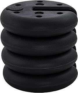 Outsunny Gazebo Weight Set of 4, Heavy Duty Sand Fillable Gazebo Leg Weights for Marquee Party Tent Canopy, Total 20kg