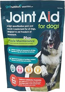Joint Aid For Dogs - Essential Hip & Joint Supplement with Muscle Maintenance for Dogs of All Ages - 500 gm