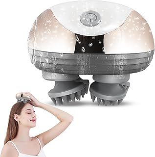 Scalp Massager,Cordless Head Massager,Head Massager Scalp for Hair Growth with 3 Modes,Waterproof Rechargeable Pet Massager for Dogs and Cats with Deep Clean and Stress Relax