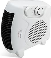 Powerful 2KW Fan Heater with 2 Heat settings & Cool Function - Upright Electric Quiet Space Heater for Home with Variable Thermostat, Low Energy Usage