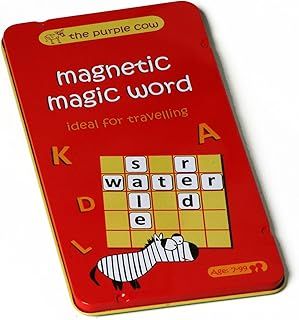 The Purple Cow 332331 Magic Word Magnetic Travel Game