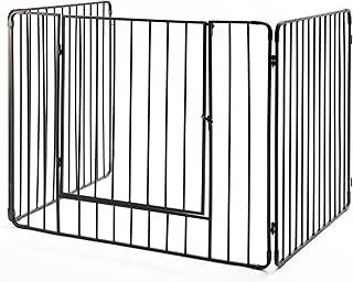 Heavy Duty Fire Guard Screen With Front Door, For Fireplace, Open Fire, Log Burner. Screen Fireguard To Keep, Child, Baby, Dog, Cat, Pet & Dogs Safe