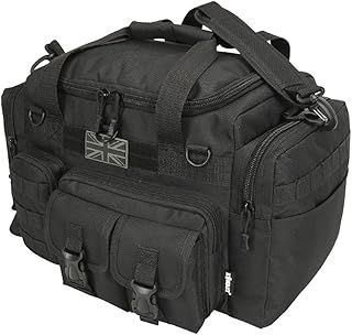 *New* Kombat Tactical Saxon 35 Litre Holdall Black - Police Security Special Forces Car Patrol Bag Kit Pack