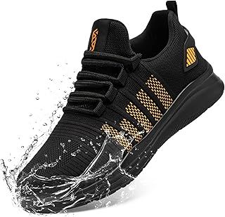 FLOWING PLUME Waterproof Trainers Men Lightweight Rain Men Trainers Comfortable Walking Sneakers Outdoor Fitness Casual Jogging