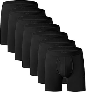 YOULEHE Men's Boxer Shorts Soft Bamboo Underwear Trunks Breathable Multipack