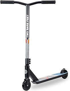 Two Bare Feet Stunt Scooter Wedge & Aztec Series - 360 Spin Pro Scooter, ABEC 9 Bearings, Lightweight Alloy Deck, High-Grip Wheels, Ideal for Tricks & Freestyle, Kids & Teens