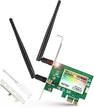 Ubit AC 1200Mbps Wireless WiFi PCIe Card 5GHz/2.4GHz Dual Band PCI Express Network Card with Bluetooth 4.2 and 2×Antenna for Desktop/PC Gaming(WIE7265)