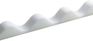 3' Profile White Corrugated PVC Sheet Roof Eaves Fillers - Pack of 10,650 Millimetres each (Pack of 10)
